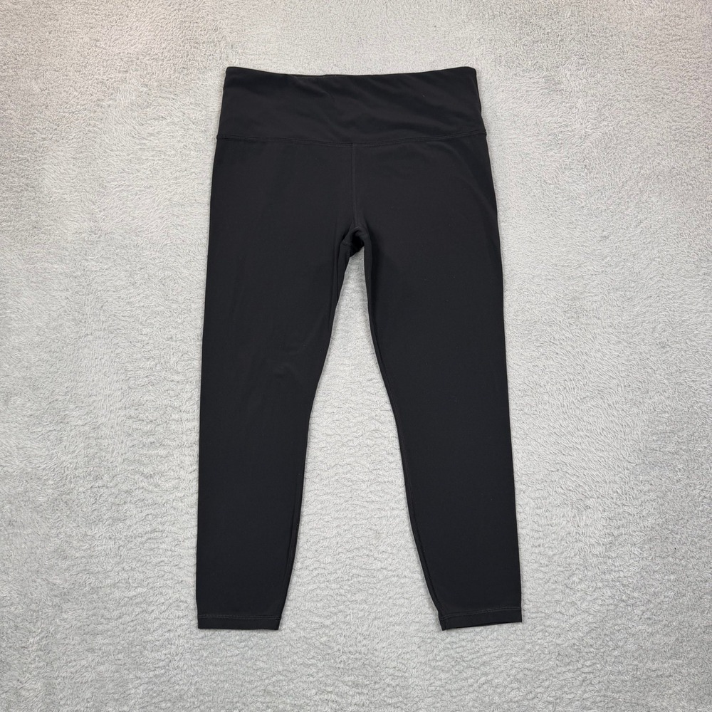 Athleta Ultra High Rise Elation 7/8 Tight Legging Black Womens Size L Large